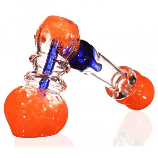 7\" HAMMER BUBBLER WITH PERC Orange New