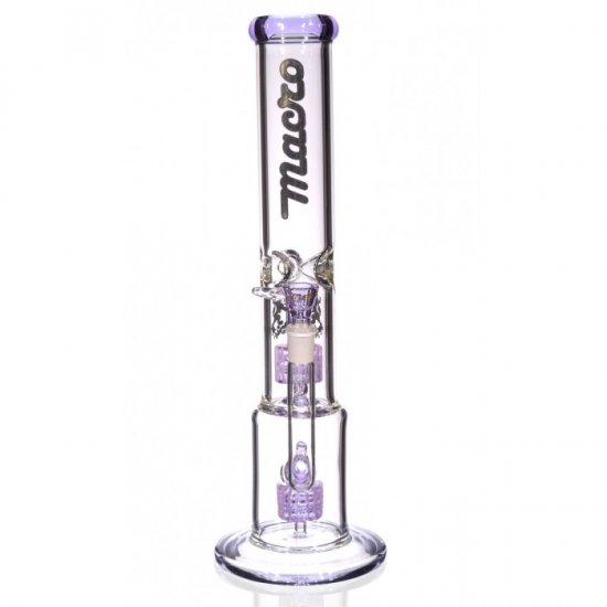 16\" Inline Circ Perc to Stereo Domed ShowerHead Purple New