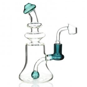 The Clarity Bong 8 High Quality Water Pipe with Ball Shaped Perc Winter Green New