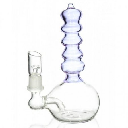 The Portable Lava Tube Mini Oil Dab Rig with Oil Dome and Nail and Dry Herb Bowl Purple New