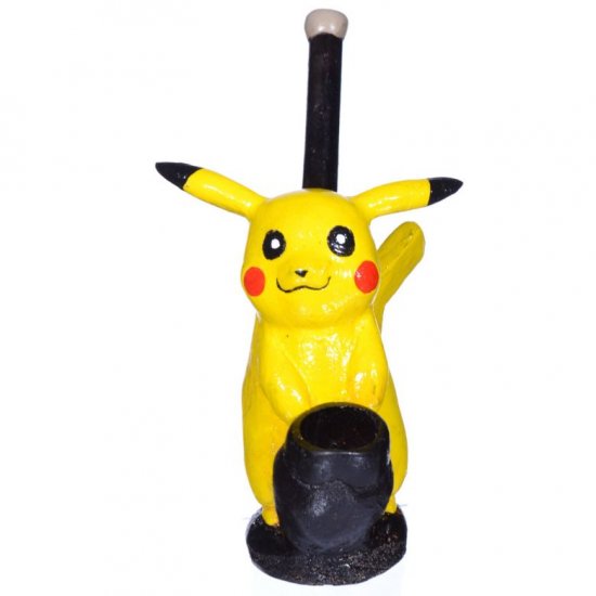 6\" Character wooden pipes Pikachu New