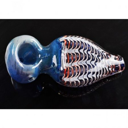 4" Blue Fat Tail Fumed Eye Droplet - Special Price !!! New