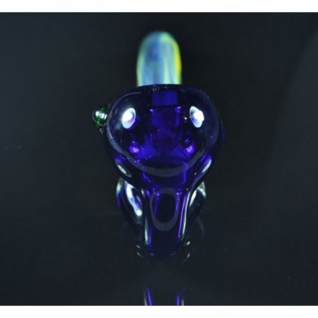 8" Fumed Heavy Glass Sherlock Spoon Glass Pipe New