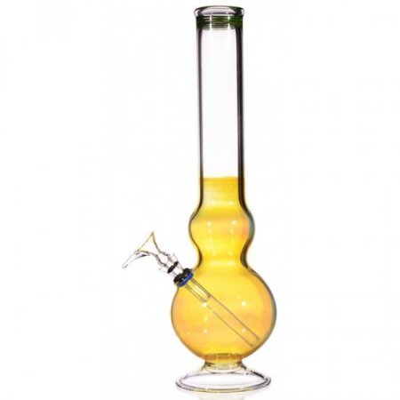 15" Fumed Double Bubble Bong Made In USA New