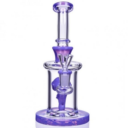 Chewbacca 8" Cylinder Base Alien Perc Bong Pink New