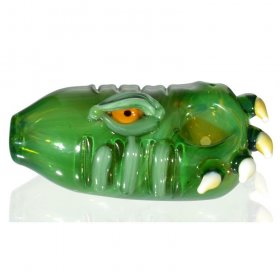 Sewer Fish - 4 One Eyed Green Steamroller/Hand Pipe New