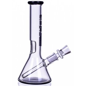 GRAV 8" Small Simple Clear Beaker Base Smoking Bong Water Pipe New