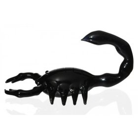 The Dark Scorpion 6 Black Scorpion Glass Hand Pipe New