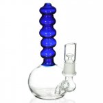 Candle Light Smoke Mini Bong Oil Dab Rig with Oil Dome and Nail and Dry Herb Bowl Assorted Colors New