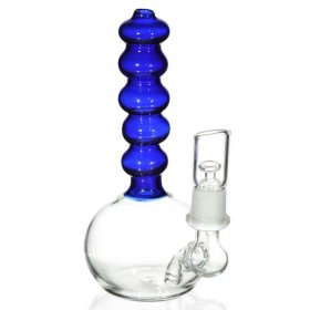 Candle Light Smoke Mini Bong Oil Dab Rig with Oil Dome and Nail and Dry Herb Bowl Assorted Colors New