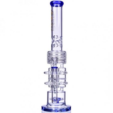 Neptune Trophy Lookah 20" Sprinkler Perc To Honeycomb Barrel Perc Blue New