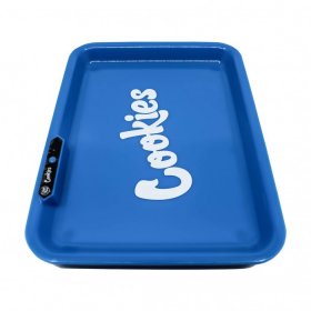 GLOWTRAY X COOKIES LED ROLLING TRAY BLUE New