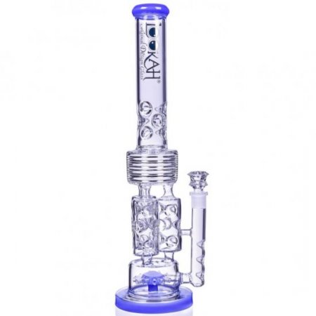 Emerald Bong Lookah Premium Series 20" Sprinkler Perc Bong Jade Blue New