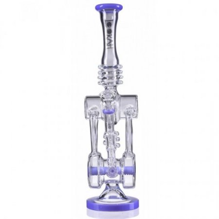 The Hosnian Relic -16" Lookah Bong with inline Perc Recycler Purple New