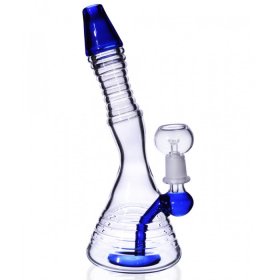8 Rapid Missile Inline Perc Smoking Bong With 14MM Female Dry Bowl New
