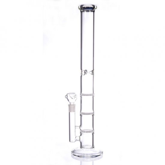 20\" Triple Honeycomb Water Pipe Clear New