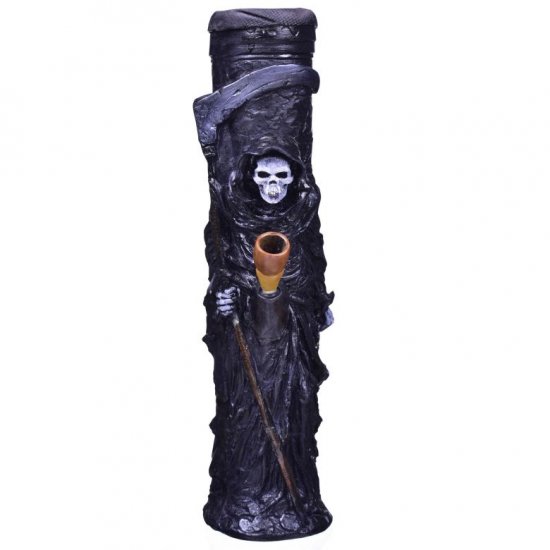 Dark Knight 12\" Grim Reaper Hand Crafted Wooden Bong New