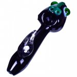 The Black Ant Wasp - 6" Black Hand Pipe New