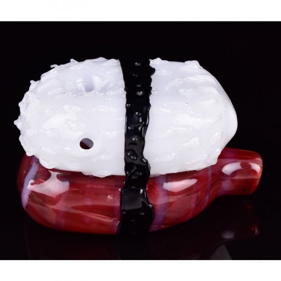 Sushi Master - 4\" Nigiri Double Layer Glass Hand Pipe New