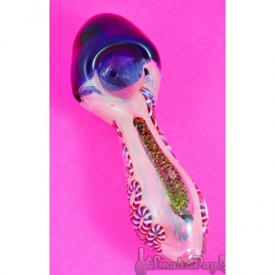 5\" Metalic Dicro Mushroom Pipe New