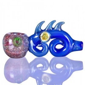 5" Dragon Animal Hand Pipe - Blue New