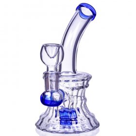 The King Of Concave Titled Neck Matrix Perc Concave Bong New