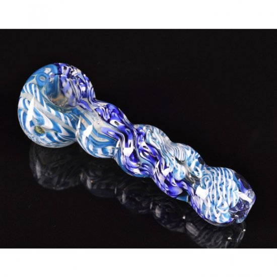 4.5\" Bubbled Glass Pipe New