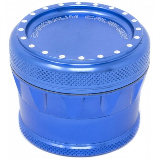 The Loyal Chromium Crusher Precision Four-Part Grinder 50MM Blue New