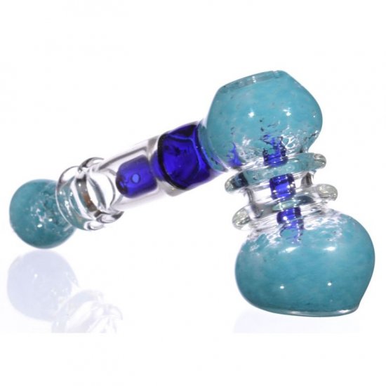 7\" HAMMER BUBBLER WITH PERC Aqua New