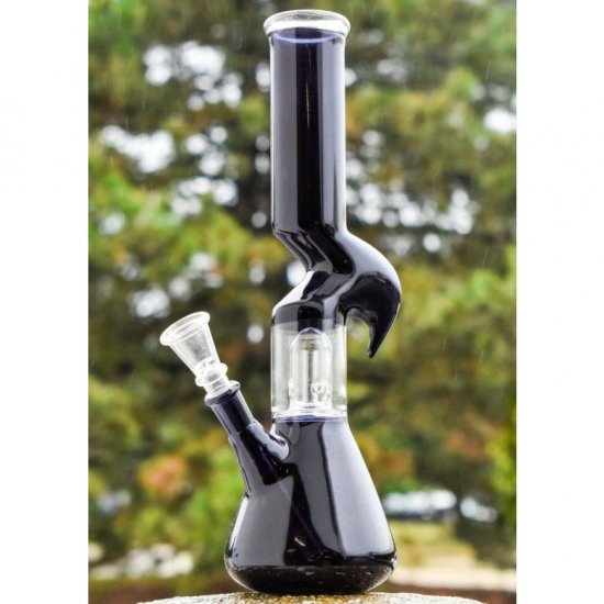 Smoke Rhinoceros 12\" Inline Dome Perc Zong Bong New