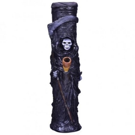 Dark Knight 12" Grim Reaper Hand Crafted Wooden Bong New