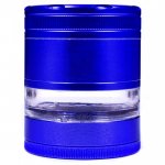 The Force Viking Axe 4-Part Glass Hybrid Grinder 63MM Blue New