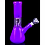 8" Percolator With Down Stem Diffuser And Bowl- Hot Purple New