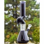 Smoke Rhinoceros 12" Inline Dome Perc Zong Bong New