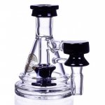 Ash Catcher Mini Bubbler Showerhead Ash Catcher 14M/14F 90 Degree Black New