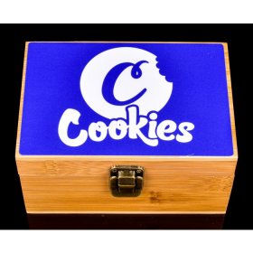 Cookies Bamboo Stash Box Set Blue New