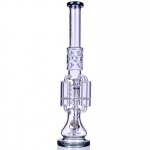 Strange Smoke Lookah 20" Sprinkler Perc And Quad Honeycomb Bong BLUE COLOR!!! New