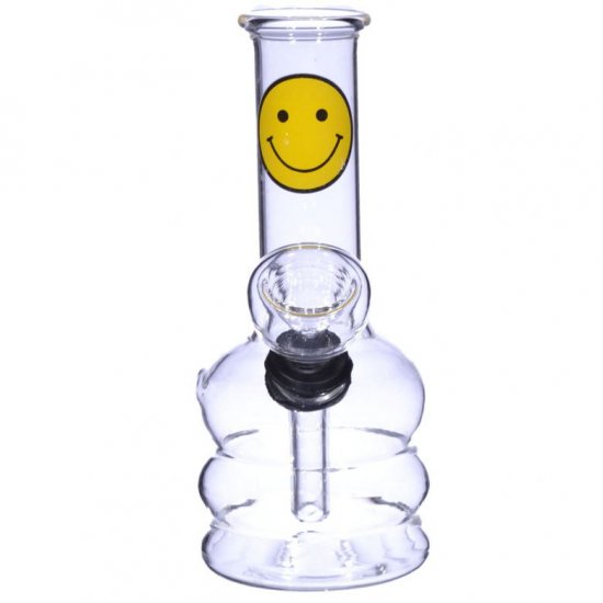 5.25\" Happy Face Mini Water Pipe Happy Face New