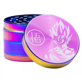 The Goku 1.0 Four Part Grinder 38MM Rainbow New