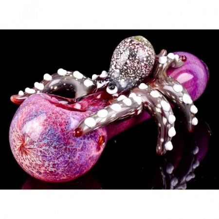 Lonely Octopus - Innocent Lonely Octopus Glass Hand Pipe New