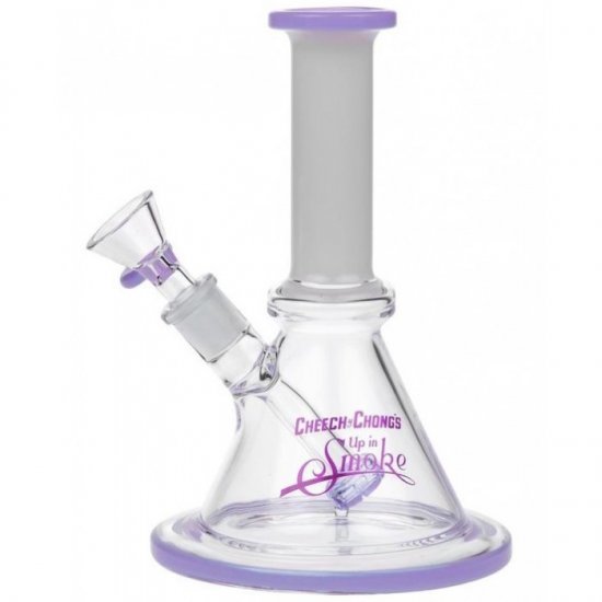 Bazooka Cheech & Chong\'s Up in Smoke 8\" Beaker Bong Purple New