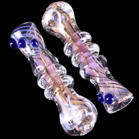 3.5" Golden Fumed Chillum With bubble stocks New