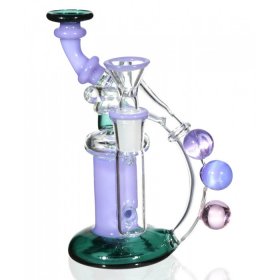 The Wizard s Flute 6 Purple Recycler Bong New