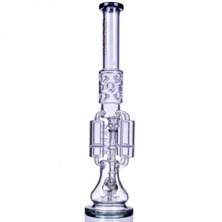 Strange Smoke Lookah 20" Sprinkler Perc And Quad Honeycomb Bong BLUE COLOR!!! New