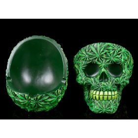 The Leaf's Green Skull Ashtray New