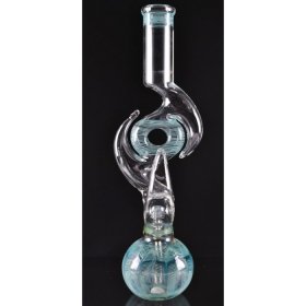 16" The Milky Way Double Horned Thick Glass Zong Bong New