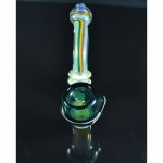 6" Rasta Fumed Glass Sherlock Pipe New