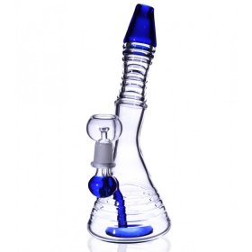 8 Rapid Missile Inline Perc Smoking Bong With 14MM Female Dry Bowl New