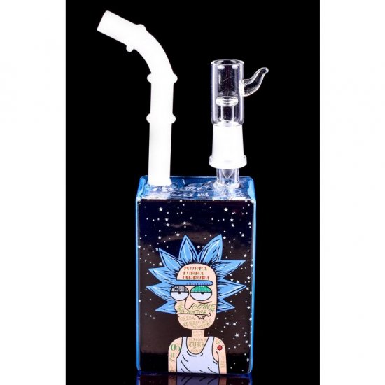 ThugLife 8\" Rick & Morty Juice Box Dab Rig New