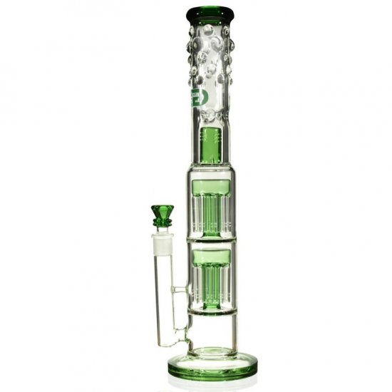 Wizard of Oz bong 18\" Double Tree Perc Bong New